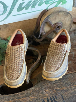 Twisted X Slip-On Driving Moc Bomber *FINAL SALE*-Men's Casual Shoes-Twisted X Boots-Lucky J Boots & More, Women's, Men's, & Kids Western Store Located in Carthage, MO