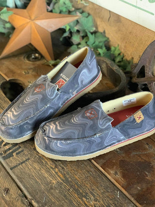 Twisted X Slip-on loafer in Grey Multi *FINAL SALE*-Twisted X Boots-Lucky J Boots & More, Women's, Men's, & Kids Western Store Located in Carthage, MO