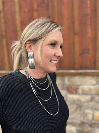 The Violet Earring-Earrings-LJ Turquoise-Lucky J Boots & More, Women's, Men's, & Kids Western Store Located in Carthage, MO