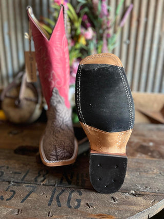 Women's Anderson Bean Brown Washed Shoulder Boot-Women's Boots-Anderson Bean-Lucky J Boots & More, Women's, Men's, & Kids Western Store Located in Carthage, MO