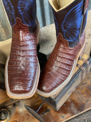 Women's Anderson Bean Tobacco Caiman Boot-Women's Boots-Anderson Bean-Lucky J Boots & More, Women's, Men's, & Kids Western Store Located in Carthage, MO