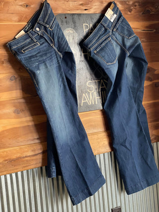 Women's Ariat Pacific Trouser Jeans-Women's Denim-Ariat-Lucky J Boots & More, Women's, Men's, & Kids Western Store Located in Carthage, MO