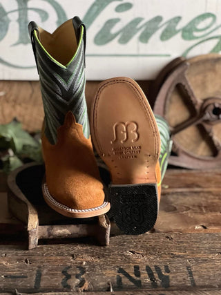 Youth Anderson Bean Rust Suede Boot-Kids Boots-Anderson Bean-Lucky J Boots & More, Women's, Men's, & Kids Western Store Located in Carthage, MO