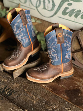 Youth Anderson Bean Toast Bison Boot-Kids Boots-Anderson Bean-Lucky J Boots & More, Women's, Men's, & Kids Western Store Located in Carthage, MO