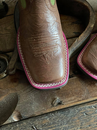 Youth Ariat Cattle Cate Copper Penny Boots-Kids Boots-Ariat-Lucky J Boots & More, Women's, Men's, & Kids Western Store Located in Carthage, MO