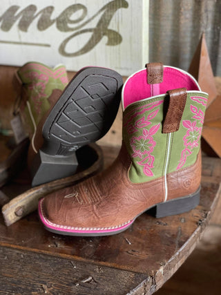Youth Ariat Cattle Cate Copper Penny Boots-Kids Boots-Ariat-Lucky J Boots & More, Women's, Men's, & Kids Western Store Located in Carthage, MO