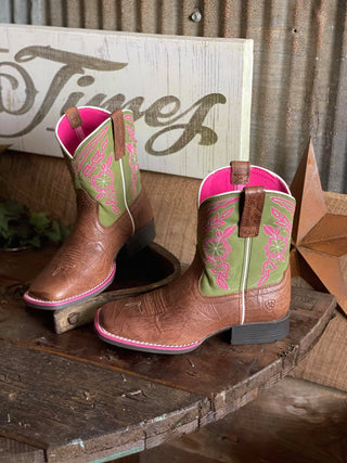 Youth Ariat Cattle Cate Copper Penny Boots-Kids Boots-Ariat-Lucky J Boots & More, Women's, Men's, & Kids Western Store Located in Carthage, MO