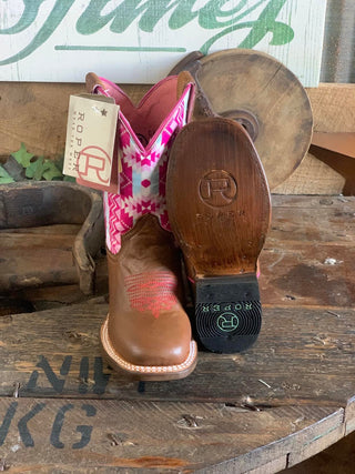 Youth Roper Aztec boots-Kids Boots-Roper-Lucky J Boots & More, Women's, Men's, & Kids Western Store Located in Carthage, MO