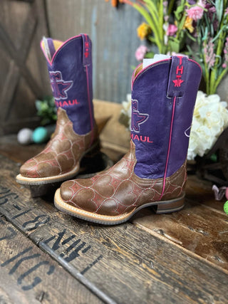 Youth Tin Haul Lotta Cowgirl Boot-Kids Boots-Tin Haul-Lucky J Boots & More, Women's, Men's, & Kids Western Store Located in Carthage, MO